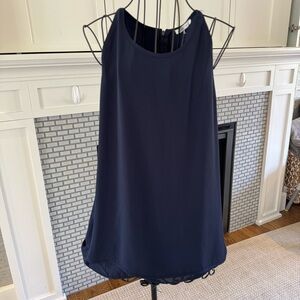 Violet and Claire high neck tank double layer tank with back zipper